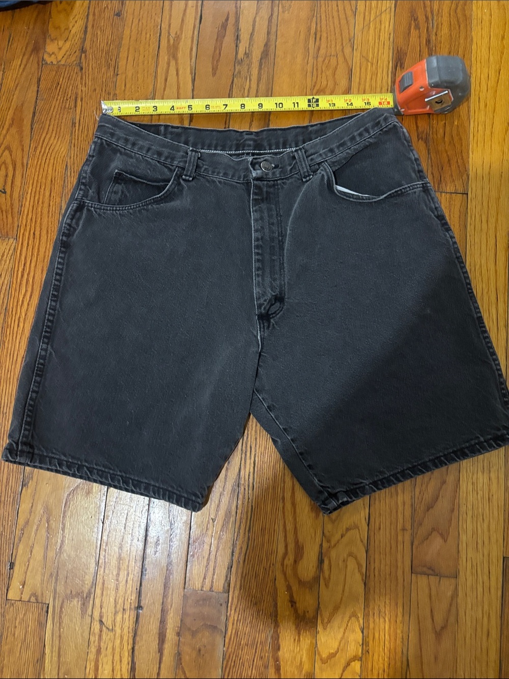 Men's Vintage Black Wrangler Denim Shorts